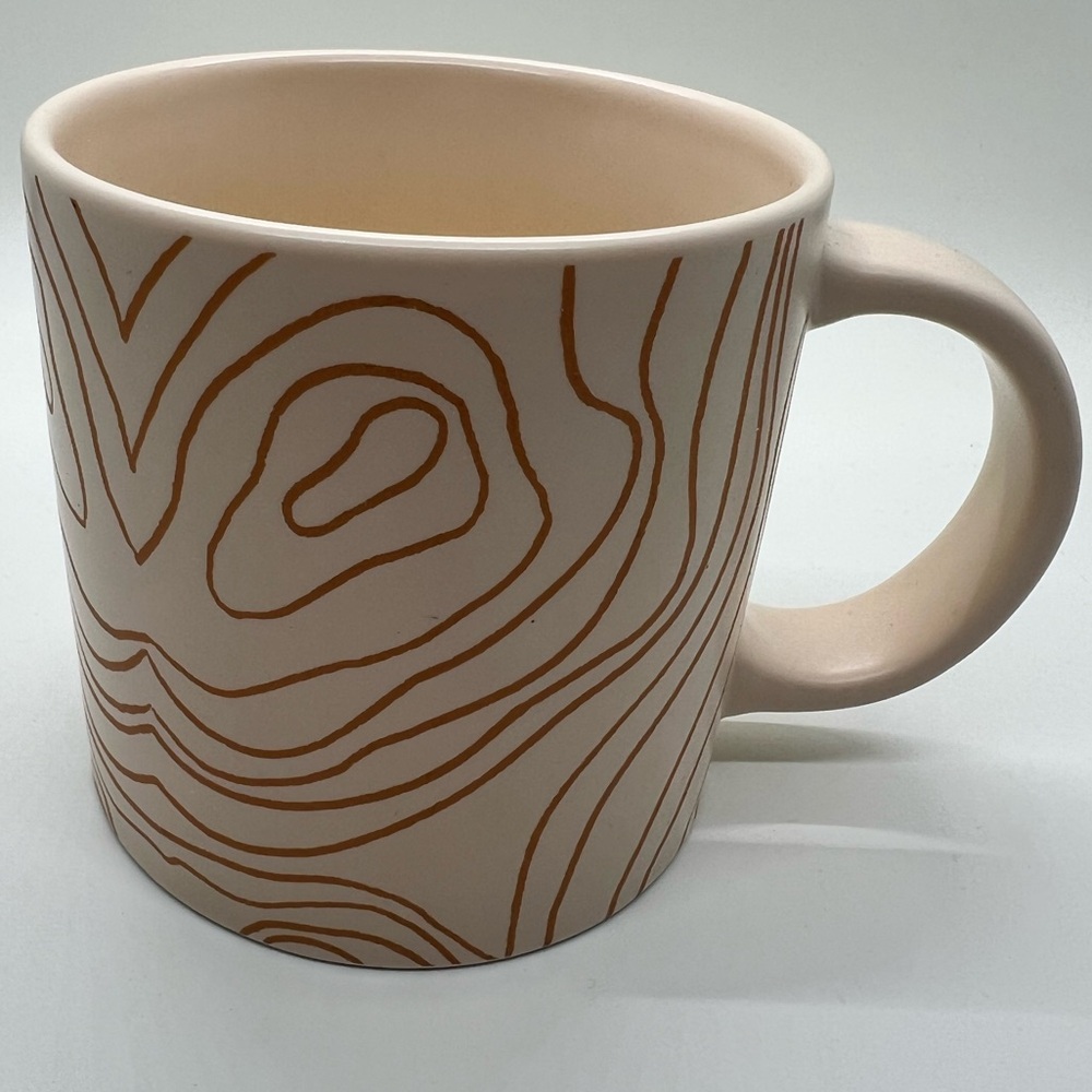 Elegant Cream and Brown Mug